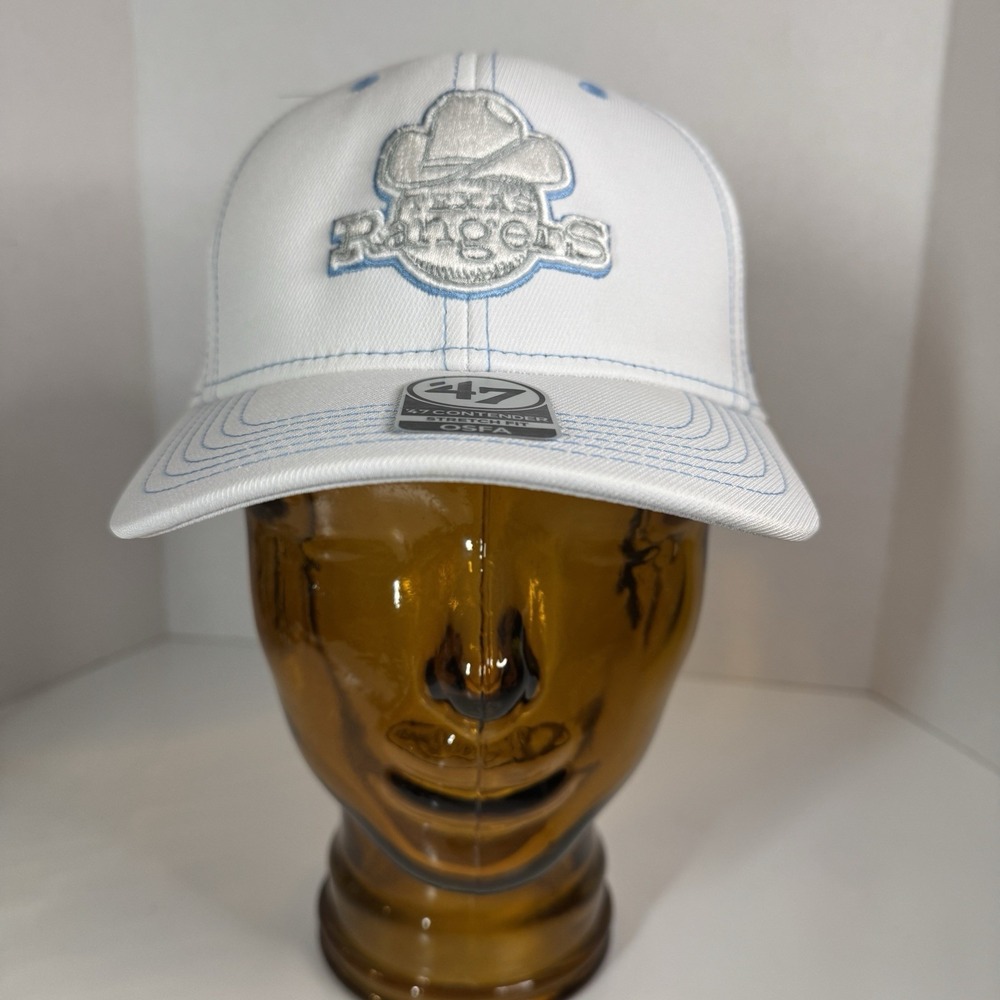 Texas Rangers '47 Brand Contender White Hat.  Size L/XL